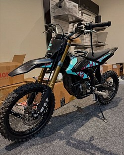 SURRON Light Bee X Electric Bike 2024 or a Surron Hyper Bee. Key details include:  Type: Electric dirt bike Brand: SURRON Model: Light Bee X (2024) or Hyper Bee Top Speed: 45 mph+ Range: 20-60 miles per charge (depending on mode) Recharge Time: 2.5-3.5 hours Age Restriction: 16 years or older (subject to local laws) Features: High climbing ability (over 45°), near-silent operation 2025 Model: The Surron Hyper Bee is expected to be available in 2025